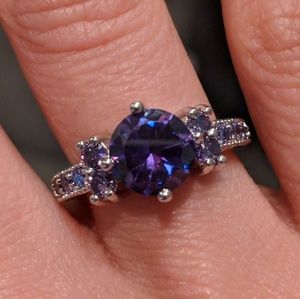 Purple ring, size 6